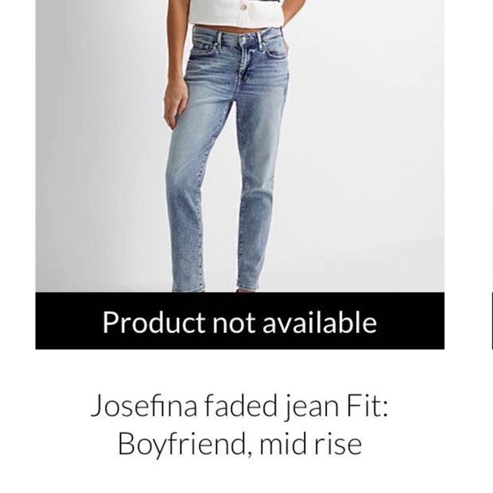 Faded Boyfriend Jeans - Blue